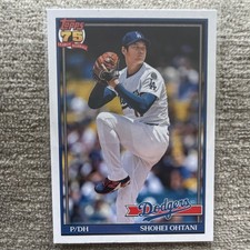 Topps 2026 Series 1 Shohei Ohtani Dodgers 75 Years Baseball Card T91-100
