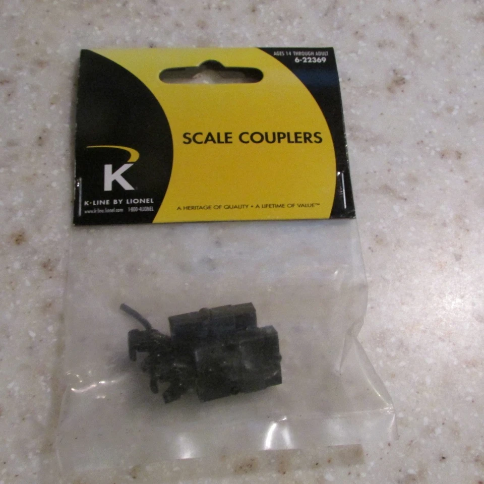 New K-line 6-22369 O Scale 2 Rail Couplers Set - Image 2 of 2