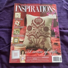Inspirations Issue #66 2010 Embroidery Magazine + Pattern Hardanger Apron Kids