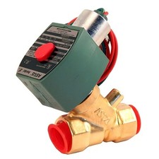Asco Valve, 8222G066 120/60,110/50, Valve, Steam, 1/2", NC, Piston, 110V/60Hz