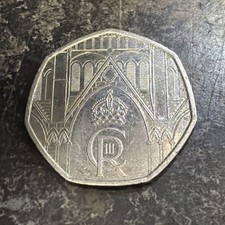 New King Charles III Coronation 50p CIRCULATED 2023 