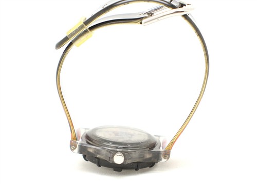 Orologio donna LUKY cinturino fiamma fuoco nero e rosso BISOGNA batteria - Foto 5 di 5