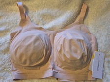 Reggiseno senza fili Comfelie taglia L rosa ostrica senza cuciture liscio senza ganci pullover