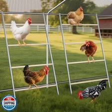 inanil Chicken Perch for Coop Roosting Bars Farm Chicken Toys Roost Ladder fo