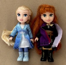 Disney Animators Collection Toddler Dolls - Anna  Elsa From The Movie Frozen