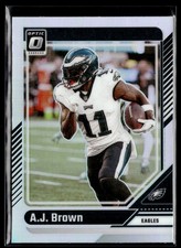 2024 Panini Donruss Optic Football Silver Prizm #160 A.J. Brown