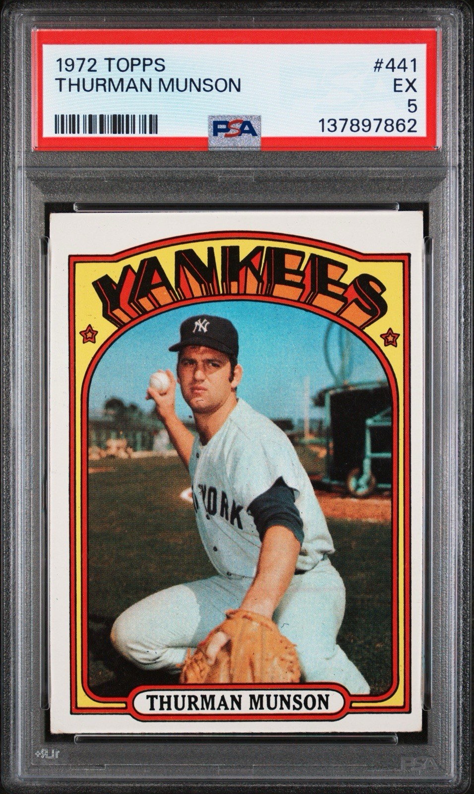 1972 Topps Thurman Munson #441 PSA 5