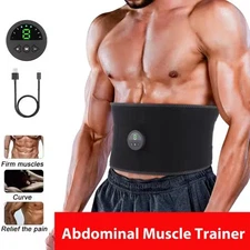 EMS Abdominal Muscle Toning Trainer ABS Stimulator Toner Fitness Binder Gym Belt