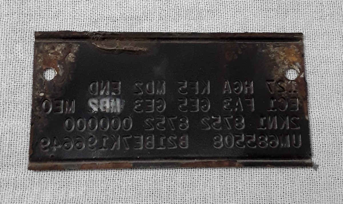 VINTAGE DODGE MOPAR FENDER TAG RARE | eBay