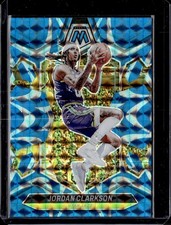 2023-24 Panini Mosaic #42 Jordan Clarkson Reactive Blue