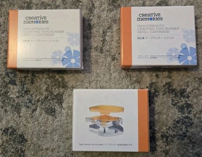 Creative Memories Max-Strength Tape Runner Refill Pack Of 3 New