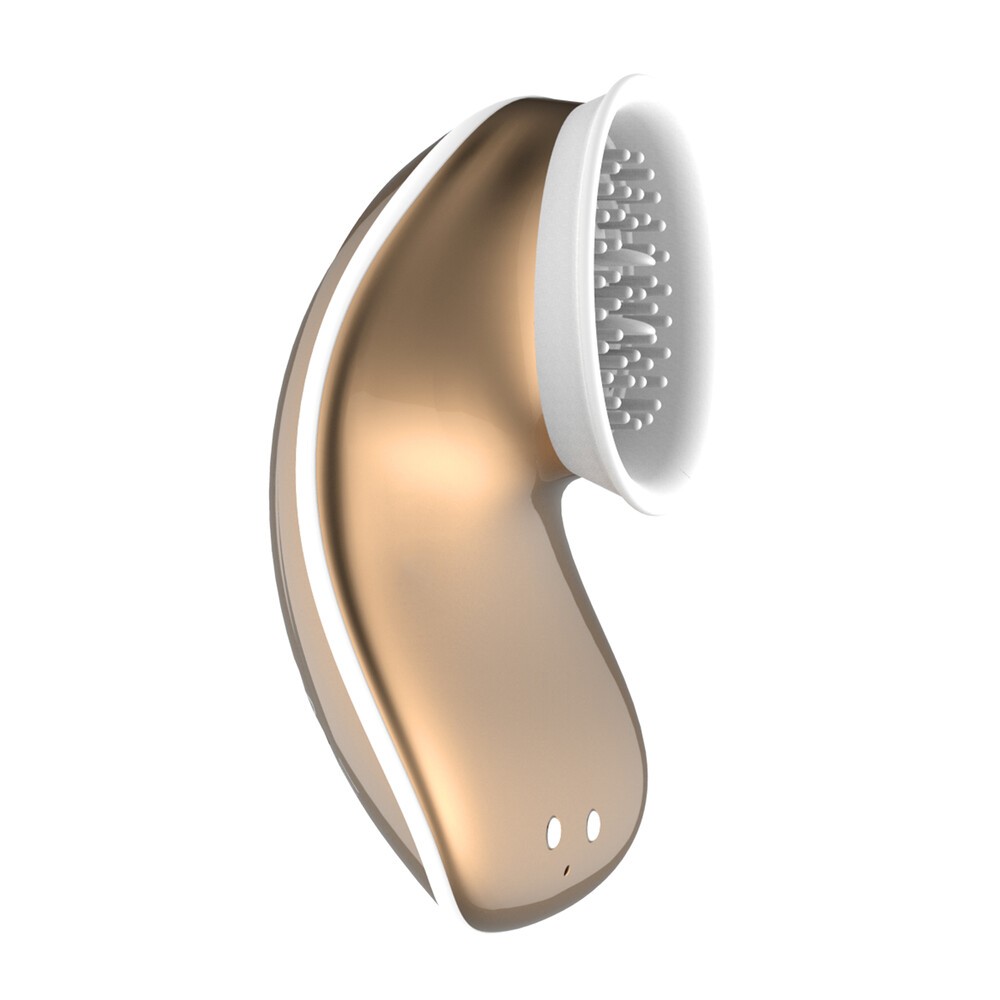 Shots Twitch Gold Hands Free Suction And Vibration Toy Clitoris Sucking Vibrator