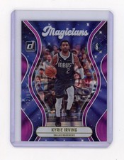 2023-24 Donruss #8 Kyrie Irving Magicians Purple Laser Holo #/99