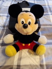Vintage Disneyland Walt Disney World Small Mickey Mouse Plush 1980s
