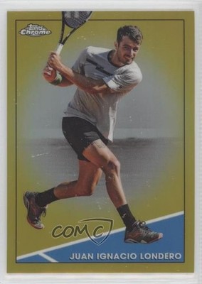 2021 Topps Chrome Gold Refractor 38/50 Juan Ignacio Londero #85 Rookie RC 5l1