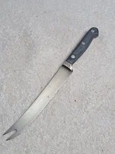 Wusthof  Knife 4109/14cm  Tomato Knife Black Handle ( faded )  - Germany