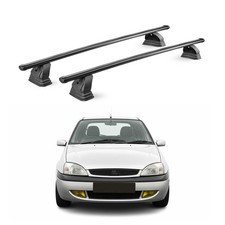 Stahl Dachträger für Ford Focus II Schrägheck Kombi 2005-2010 TÜV 2tlg Schwarz