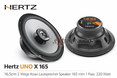 Hertz X165 UNO 16,5 cm 2 voies haut-parleurs coaxiaux 1 paire de... - Photo 1/4