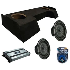 Kicker Bundle Fits 19-25 Dodge Ram Crew 43CVT102 10" Subwoofer w/ HA-A800.1 Amp
