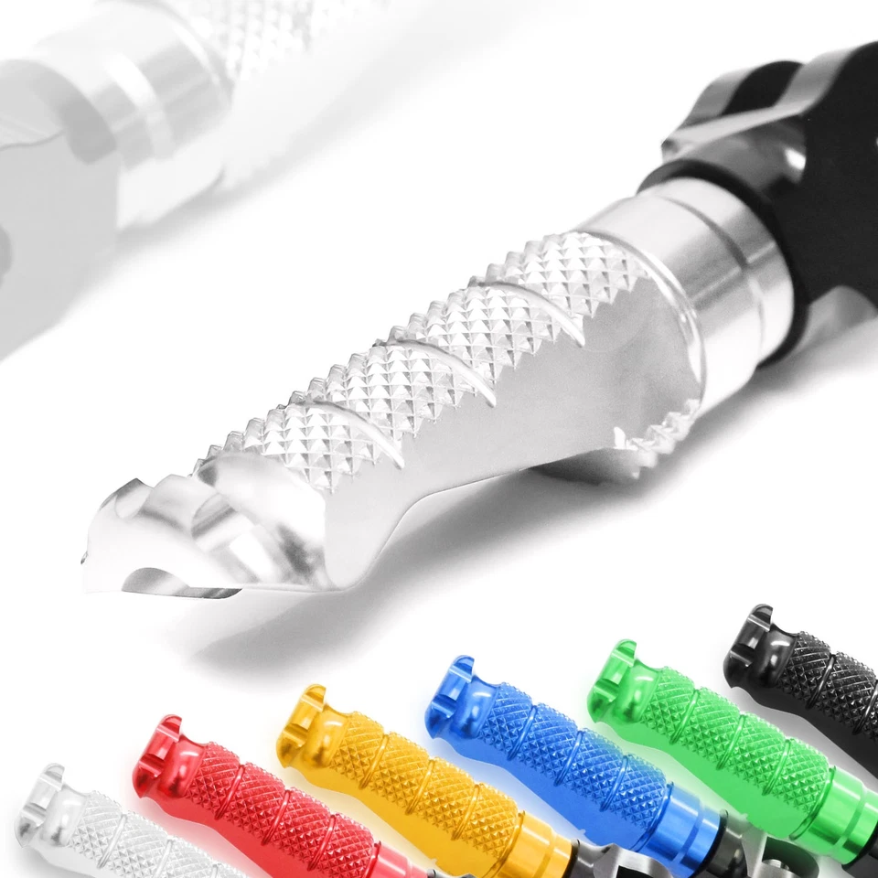 CNC R-FIGHT Front Foot Pegs Silver For BMW F800R 09 10 11 12 13 14 15 16 17 18 - Изображение 2 из 4