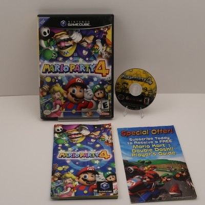 Mario Party 4 (Nintendo GameCube 2002) Slight Damage CIB Tested Cleaned