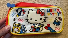 Sanrio Hello Kitty Soft Pencil Case School Supplies Zipper 2018