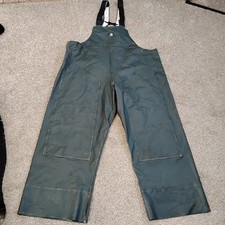Men's Carhartt Green Rubber Pull On Coveralls