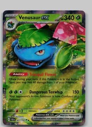 Venusaur ex 001/142 Stellar Crown Double Rare