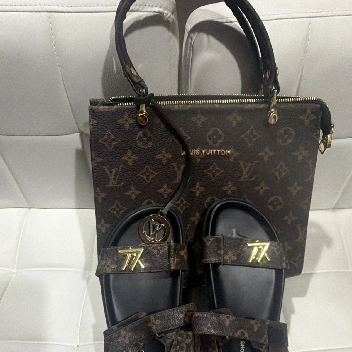 LOUIS VUITTON エピ レザー サンダル ブラック 38 Louis Vuitton Black Sandals for Women for sale | eBay