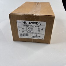 Appleton Emerson HUB200DN 2” Watertight Conduit Hub Zinc Die Cast Lot of 10 NEW