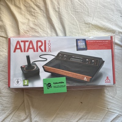 Atari 2600+ Plus Videospielkonsole Schwarz 10 in 1 Spiele