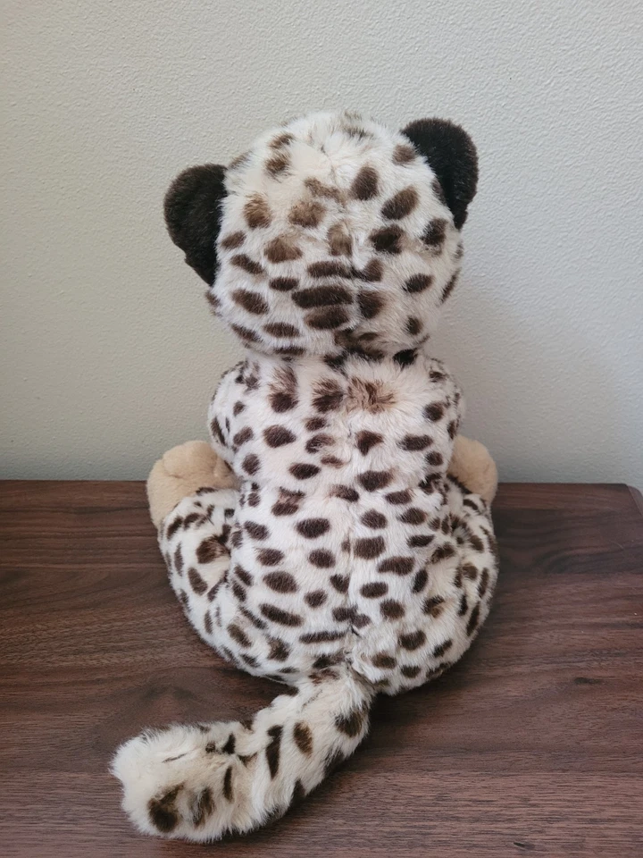 Build A Bear Baby Leopard Cub WWF Gold Eyes bicho de pelúcia 16" 2010 HTF - Imagem 4 de 4
