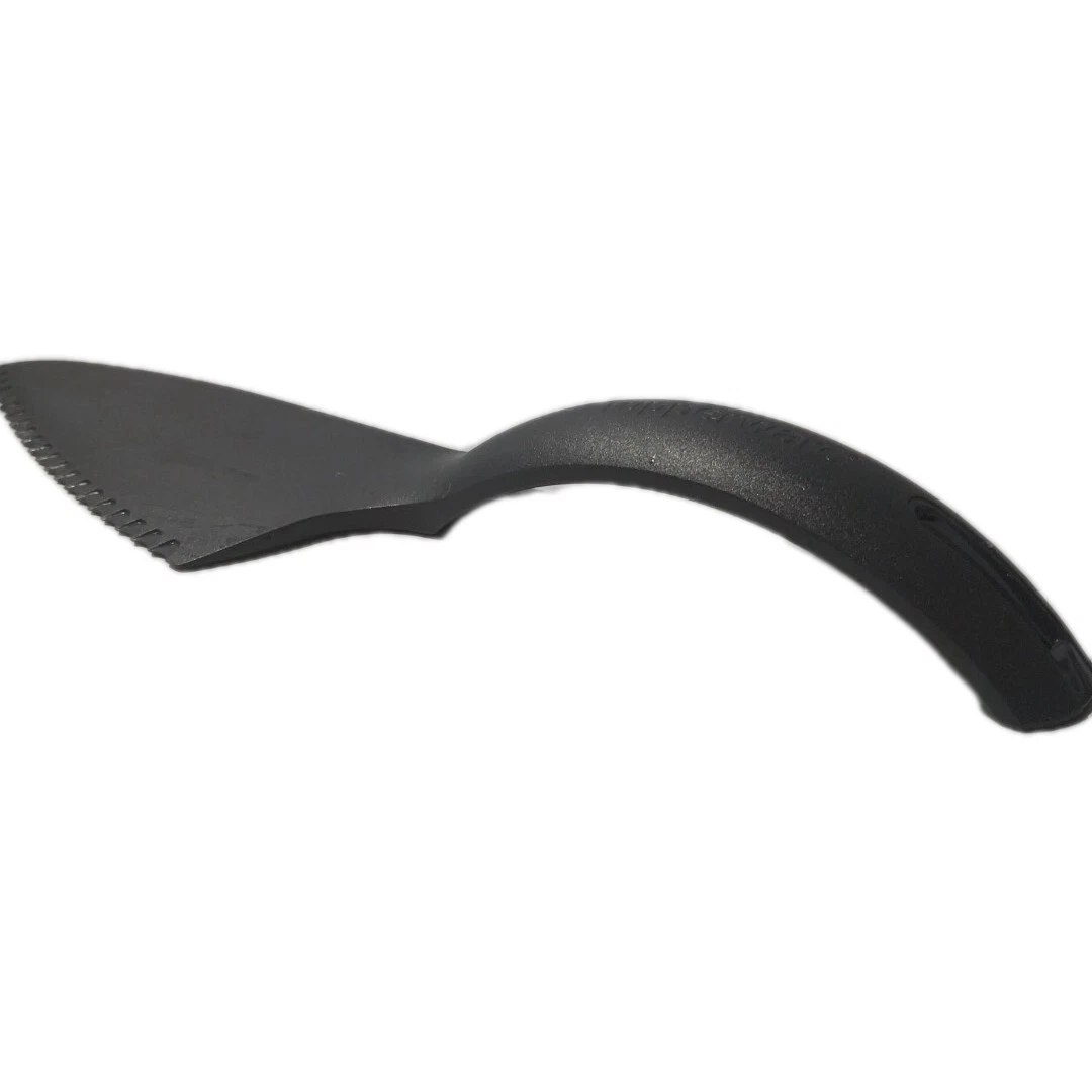 Tupperware Cut & Serve Pie Cake Pastry Cutter Knife Serrated Edge Black D32