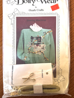 Doily Wear By Ozark Crafts Sewing Theme Craft Kit T-Shirt Sweatshirt #37