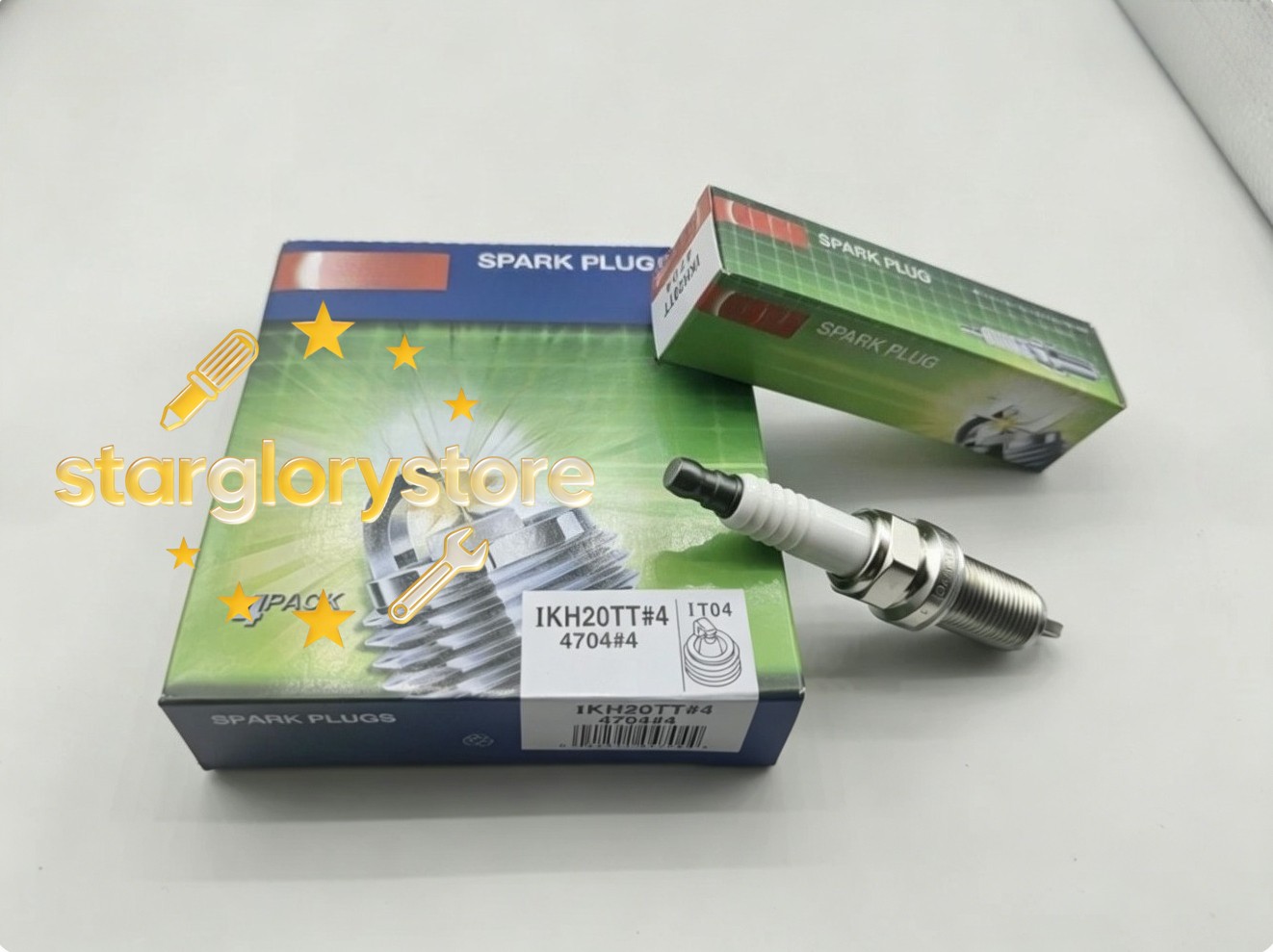 6PCS NEW Spark Plugs for 4704 IKH20TT Iridium 0041591303