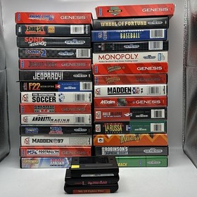 Sega Genesis Model 1 Console Bundle 31 Games 2 Controller Extension Cords Sonic