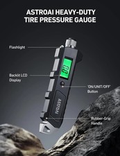 Digital Tire Pressure Gauge Heavy Duty For Car Bicycle With Larger Backlit Lcd