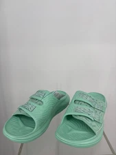 NWT Hoka Ora Luxe Slide Sandal Mist Green/ Trellis