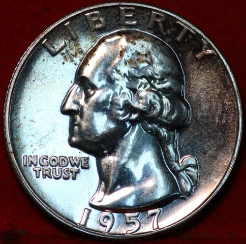 1957-P Washington Quarter Proof — photo from the most recent tracked eBay sale