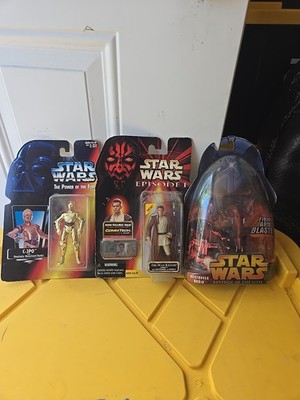 Star Wars Collectible Figures - C-3PO, Obi-Wan Kenobi, Destroyer Droid