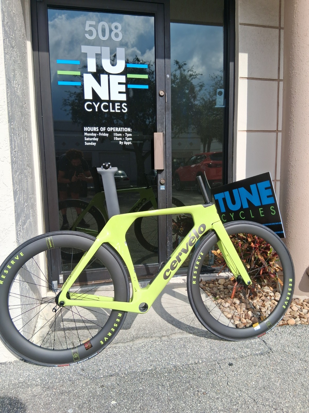 NEW Cervelo P-Series Limited Editon Paris Green Frame/ Reserve Wheels, Size 51cm