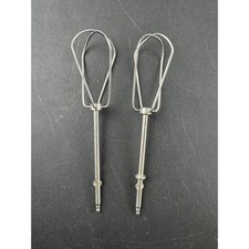 KitchenAid Hand Mixer turbo beaters Set Replacement Parts Silver Tone