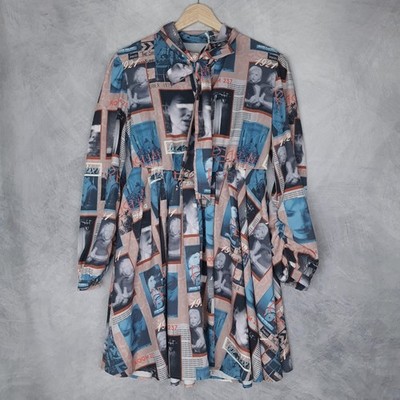 The Shining Dress Womens Small Horror Movie Room 237 Redrum Bow Collar Novelty