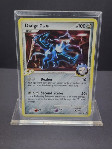 Pokemon Dialga G 7/127 Platinum Holo Rare MP 2009