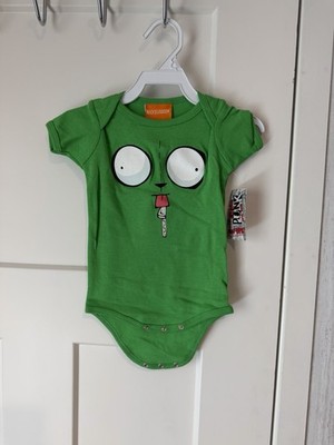 Vintage 2006 NWT Invader Zim Gir Pajamas Y2K Nickelodeon Youth Very Rare 0-6