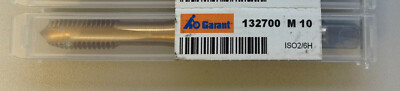 1 Stück Maschinen- Gewindebohrer HSS/E Form CS TiN M10 GARANT   NEU 