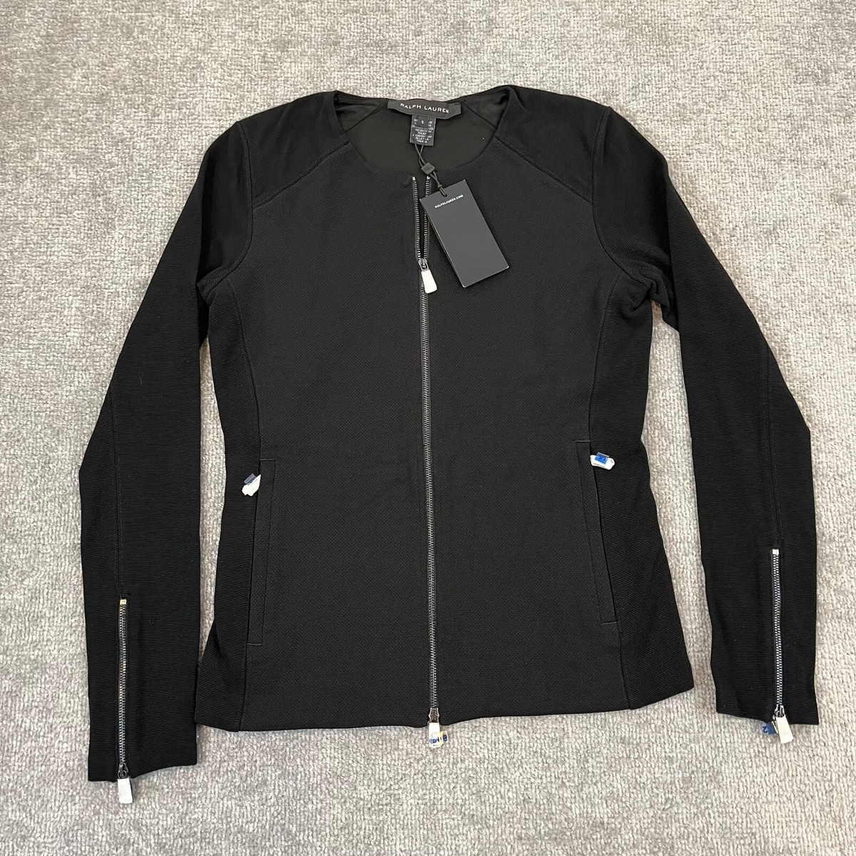 【レディース】Ralph Lauren Black label ジャケット Ralph Lauren Black Label Jacket Womens Small Black Full Zip