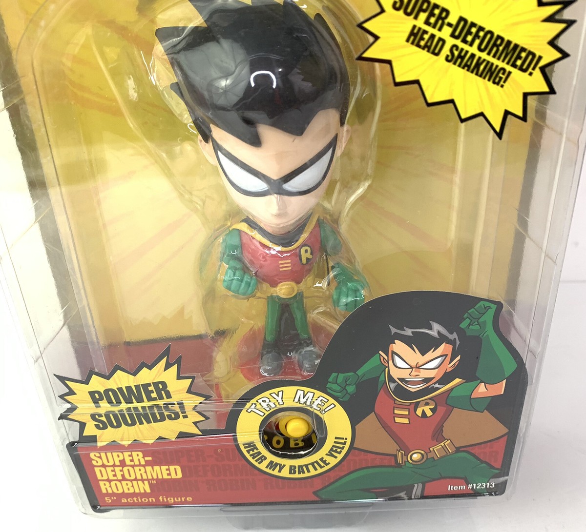 Teen Titans Super Deformed Robin 5” Action Figure Ban Dai DC
