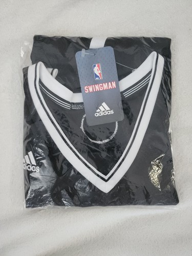 NEW Adidas Jeremy Lin Brooklyn Nets Black Swingman Authentic Jersey Size S +2”