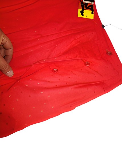 Jupe Été Rouge Coton Fibre Daily Midi Pièces Unique Occasion Différentes Tailles - Bild 22 von 57